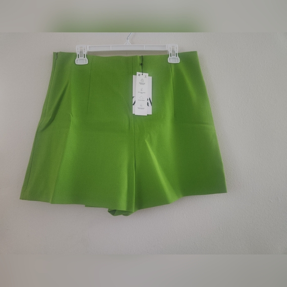 ZARA set co-ord Oversized Blazer sz S + skort sz XL Lime Green. NO SEPARATION. - Picture 10 of 10